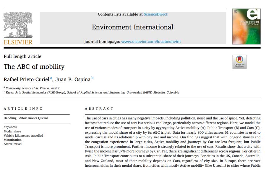 論文『The ABC of mobility（移動のイロハ）』（画像：Environment International）