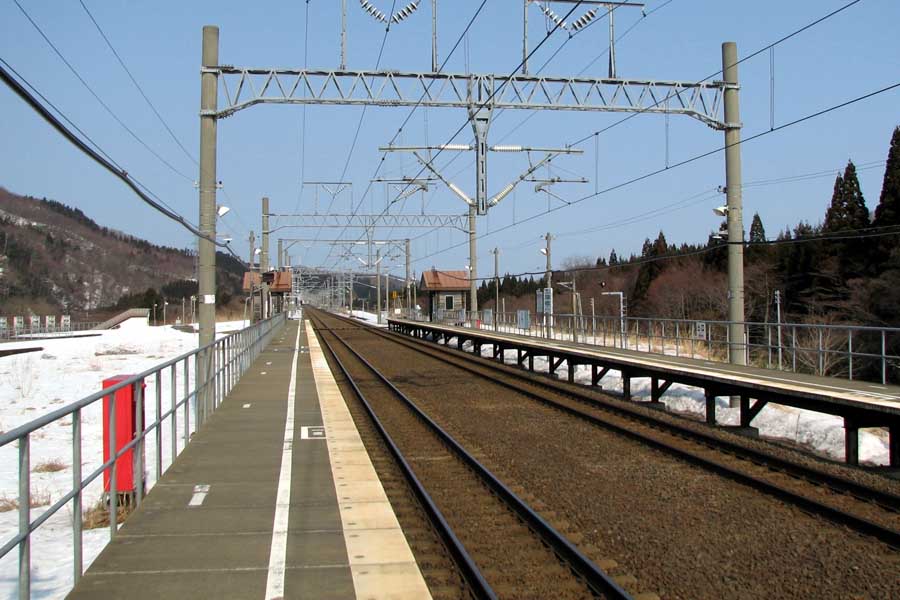 在りし日の「津軽今別駅」（画像：写真AC）
