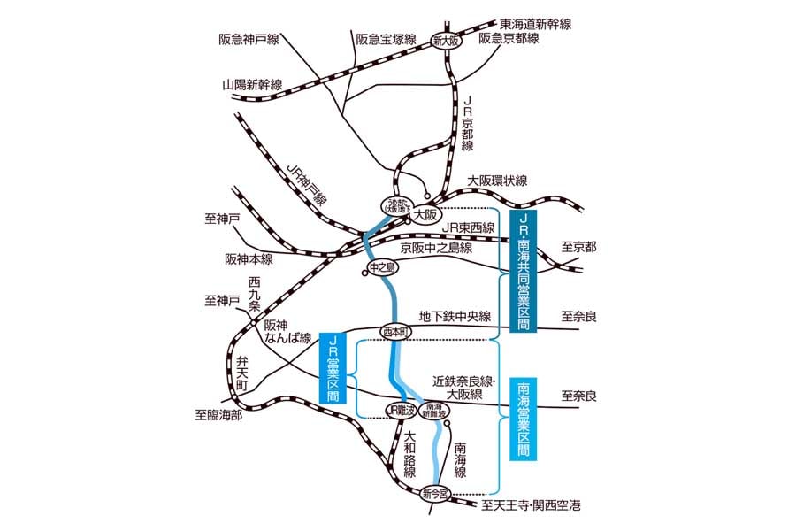 なにわ筋線(画像:JR西日本)