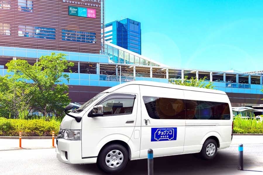 川崎市のデマンド交通の実証実験（画像：双日）