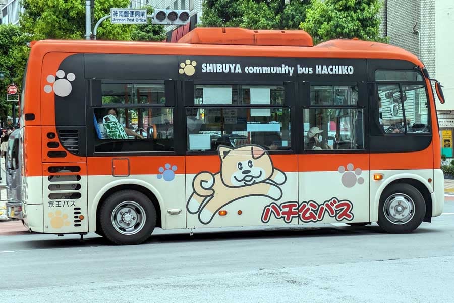 ハチ公バス(画像:下関マグロ)