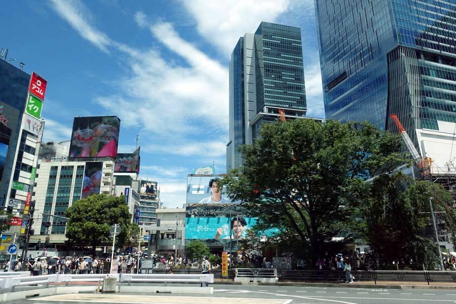 ハチ公バスの車窓風景（画像：下関マグロ）
