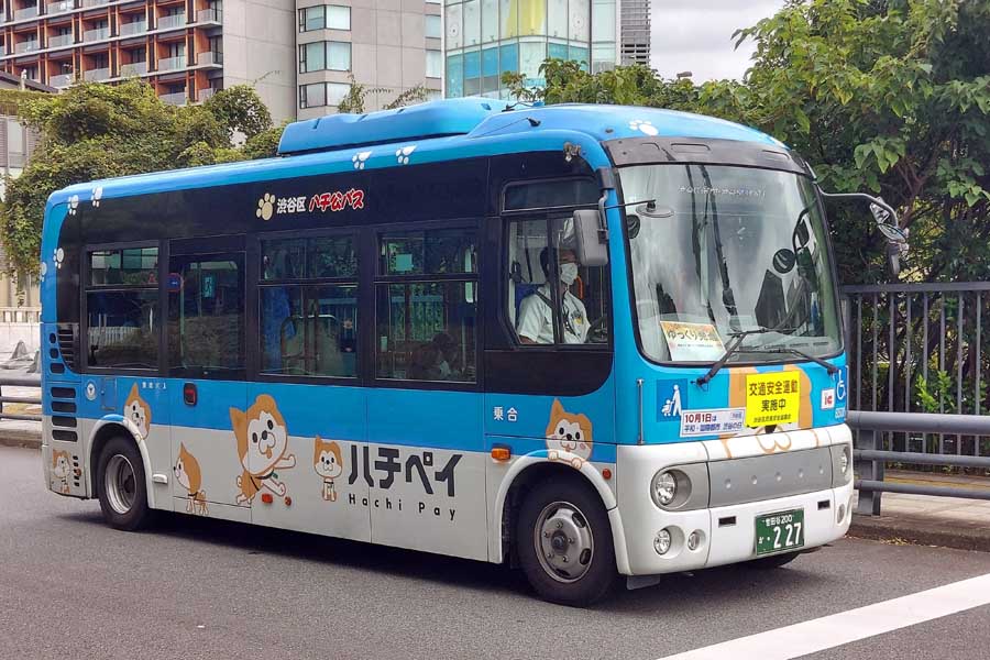 ハチ公バス（画像：下関マグロ）