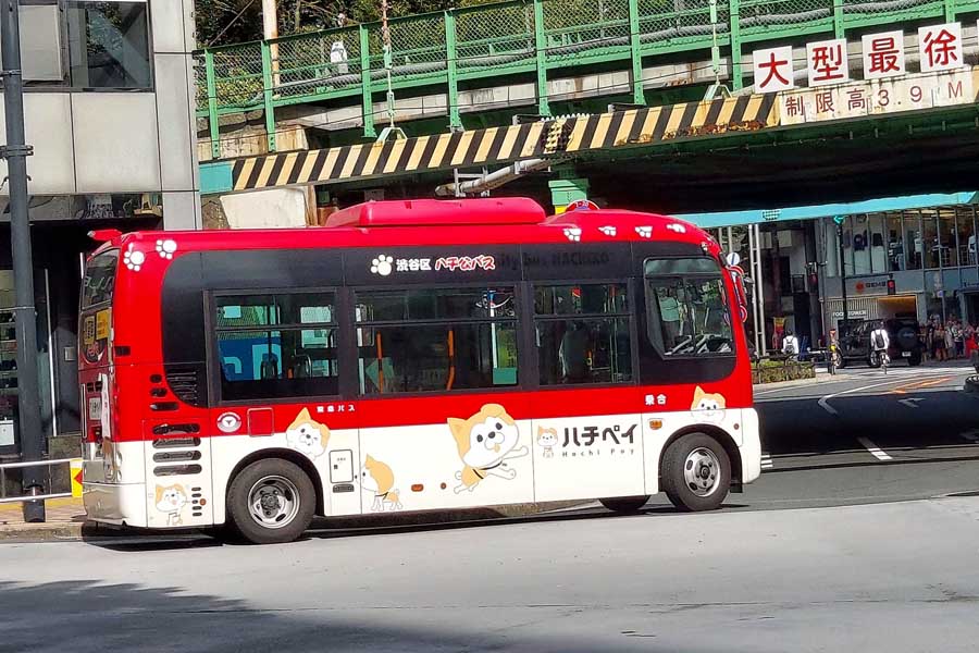 ハチ公バス（画像：下関マグロ）
