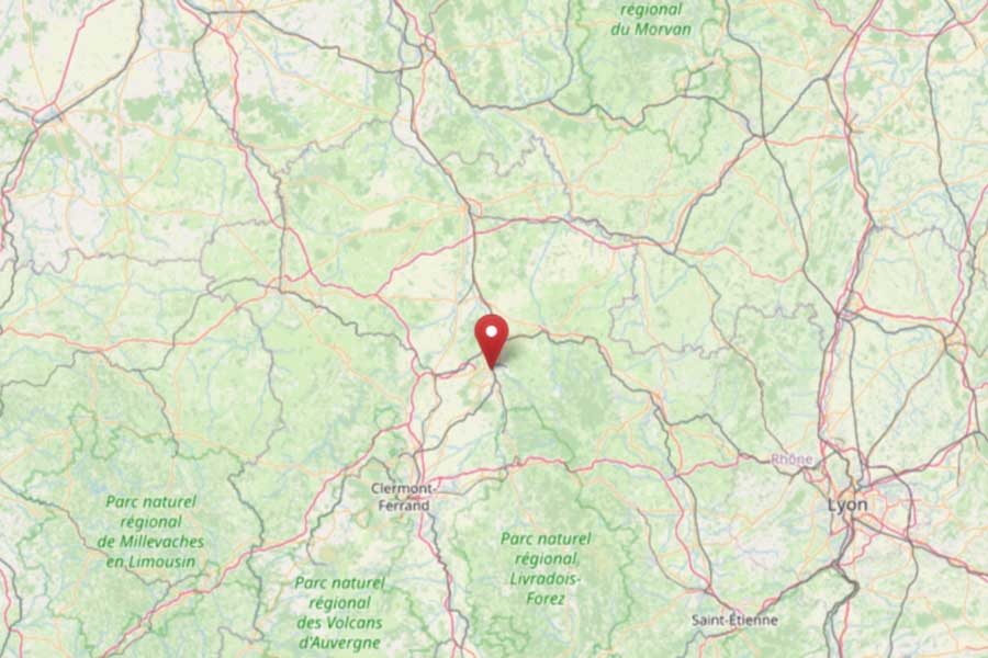フランス・ヴィシー市（画像：OpenStreetMap）