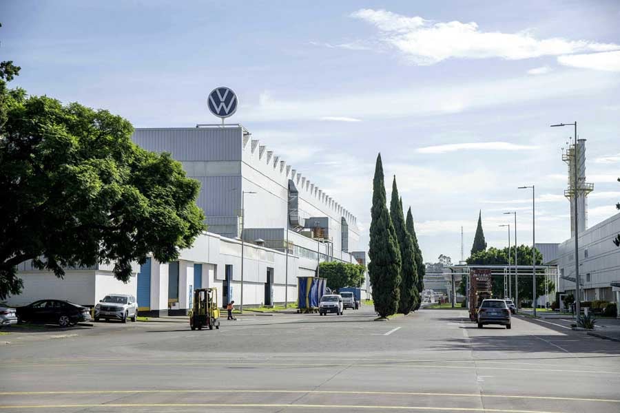VW　メキシコ・プエブラ工場（画像：VWメキシコ）