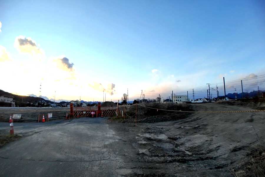 豊岡だるま駅建設予定地（画像：長井利尚）