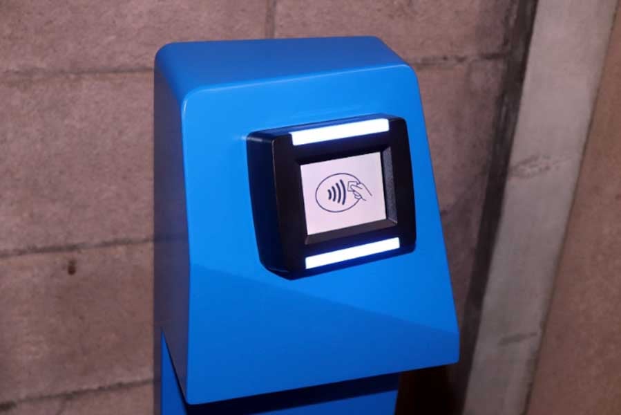 駿豆線ではタッチ決済を導入(画像:JCB)