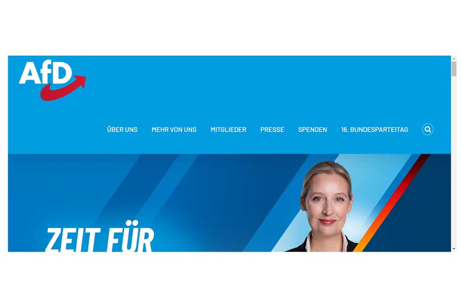 AFDのウェブサイト（画像：AFD）
