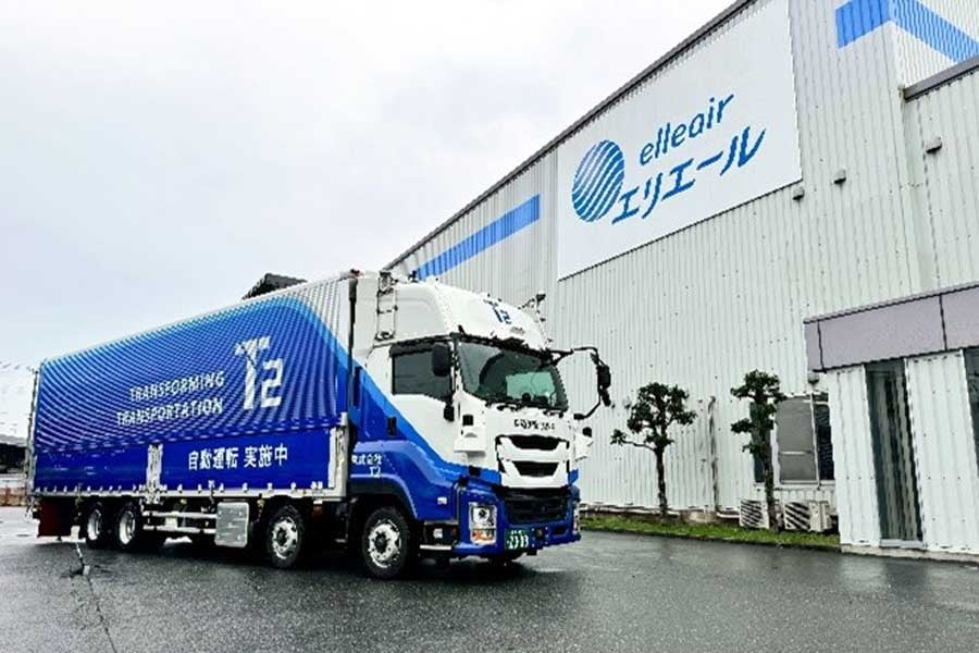 大王製紙がT2と自動運転トラックの実証実験を計画(画像:T2)