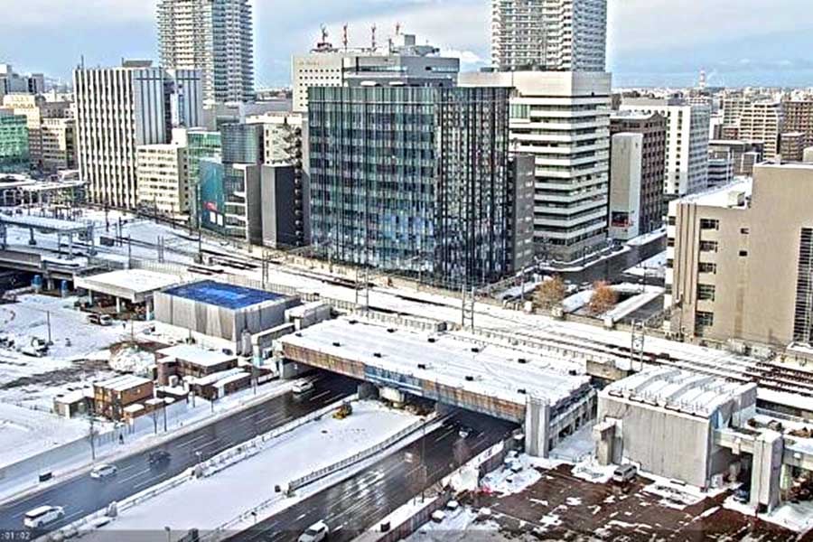 札幌駅の工事状況(画像:札幌市)