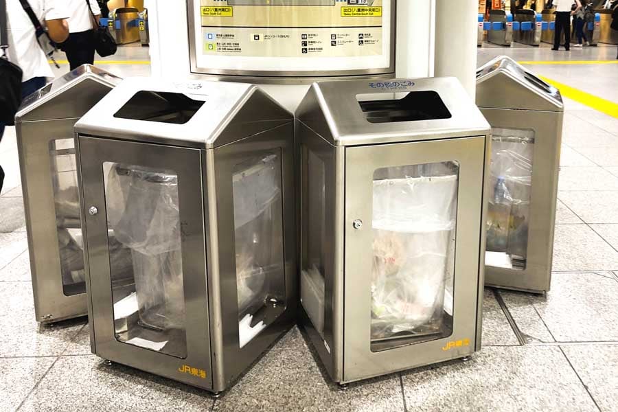 駅のゴミ箱(画像:写真AC)