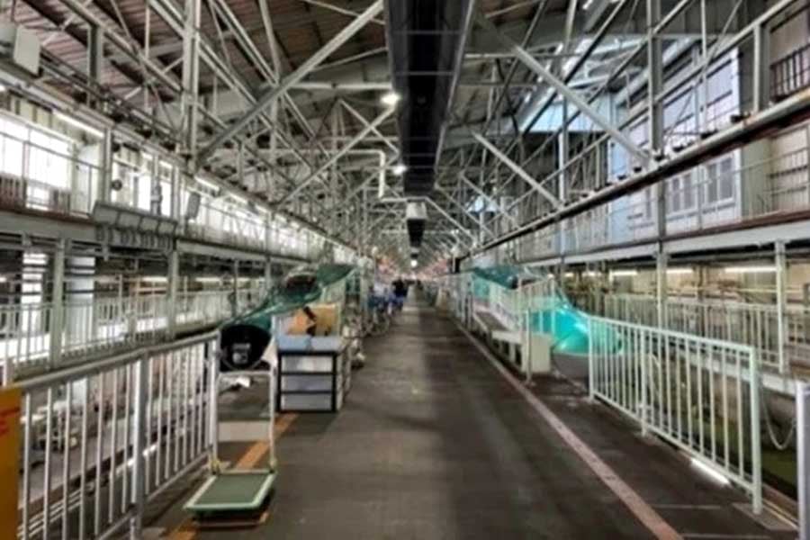 多量荷物輸送に対応可能な新幹線の車両基地（画像：JR東日本）