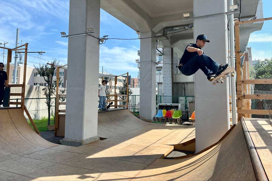 東京メトロが手がけた有料スケートパーク「RAMP ZERO（ランプ・ゼロ）」（画像：東京メトロ）