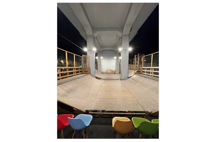 東京メトロが手がけた有料スケートパーク「RAMP ZERO（ランプ・ゼロ）」（画像：東京メトロ）