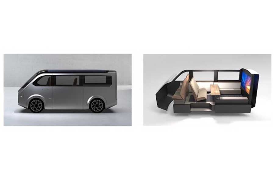 シャープのEVコンセプトモデル「LDK+」（画像：シャープ）