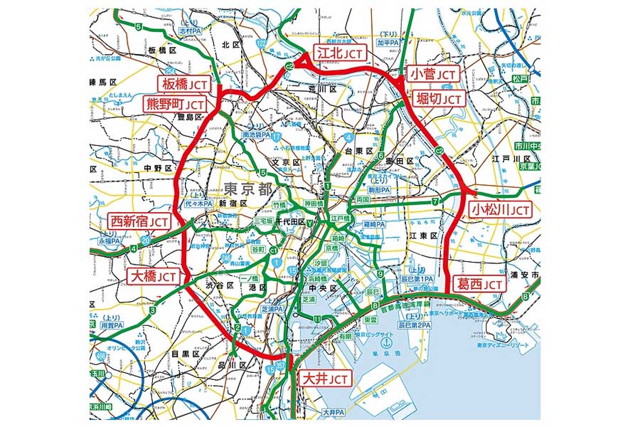 首都高中央環状線（画像：国土交通省）