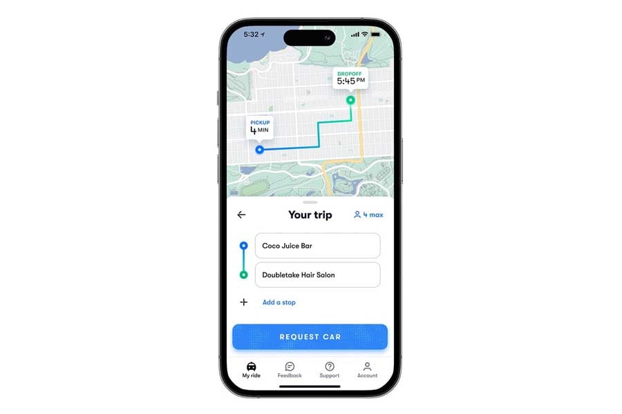 Waymo Oneアプリ(画像:Waymo)