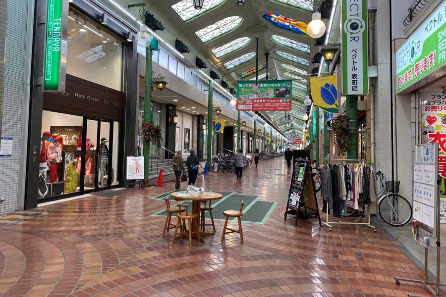 岡山市の中心市街地に当たる表町商店街（画像：高田泰）