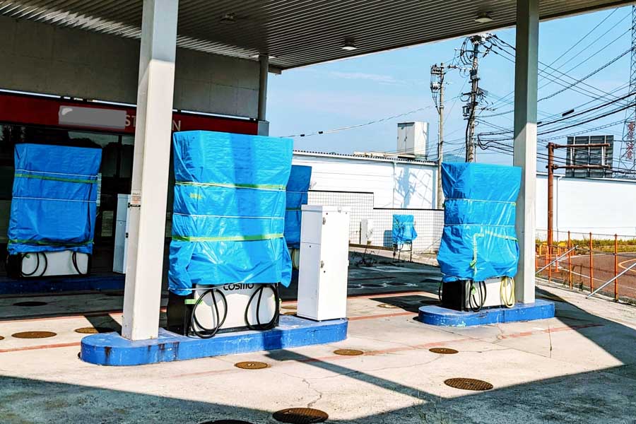 廃業したガソリンスタンドのイメージ（画像：写真AC）