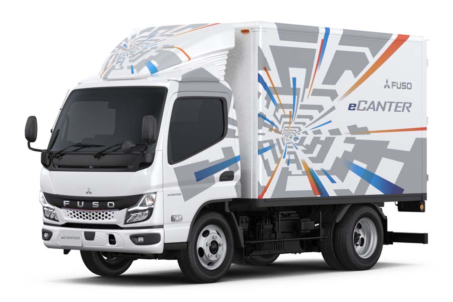 三菱ふそう・電気小型トラック「eCanter」（画像：三菱ふそう）