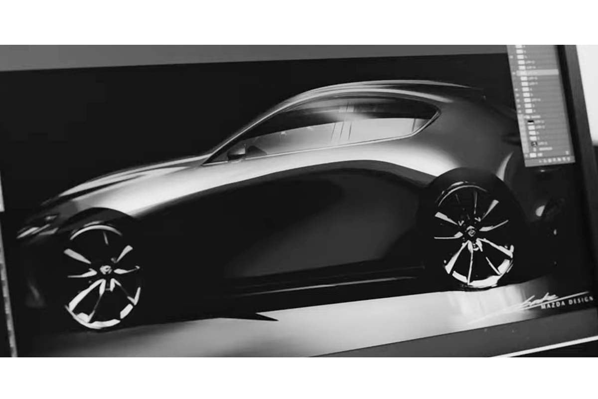 クレイモデルに基づいたプロトタイプのイメージ（画像：マツダ）
