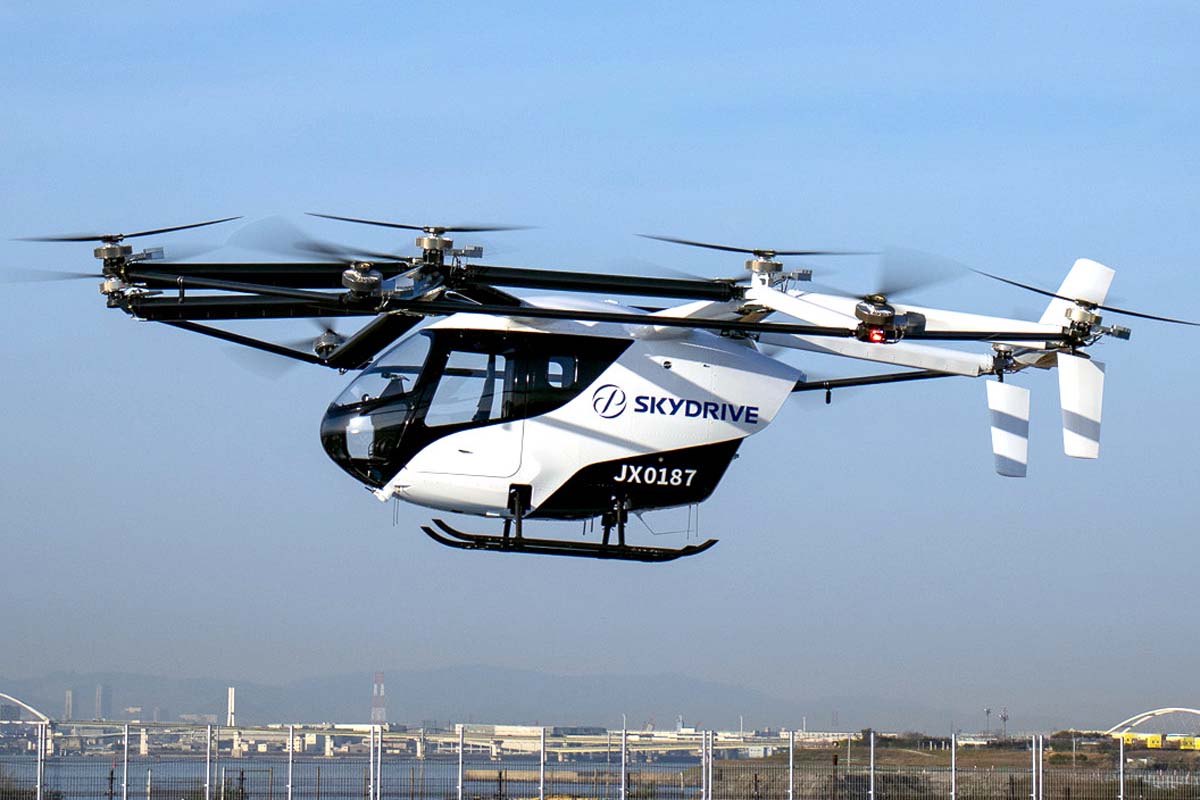 「空飛ぶクルマ」（画像：SkyDrive）