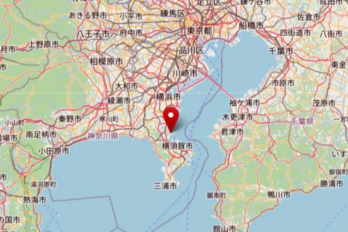 日産・追浜工場所在地(画像:OpenStreetMap)