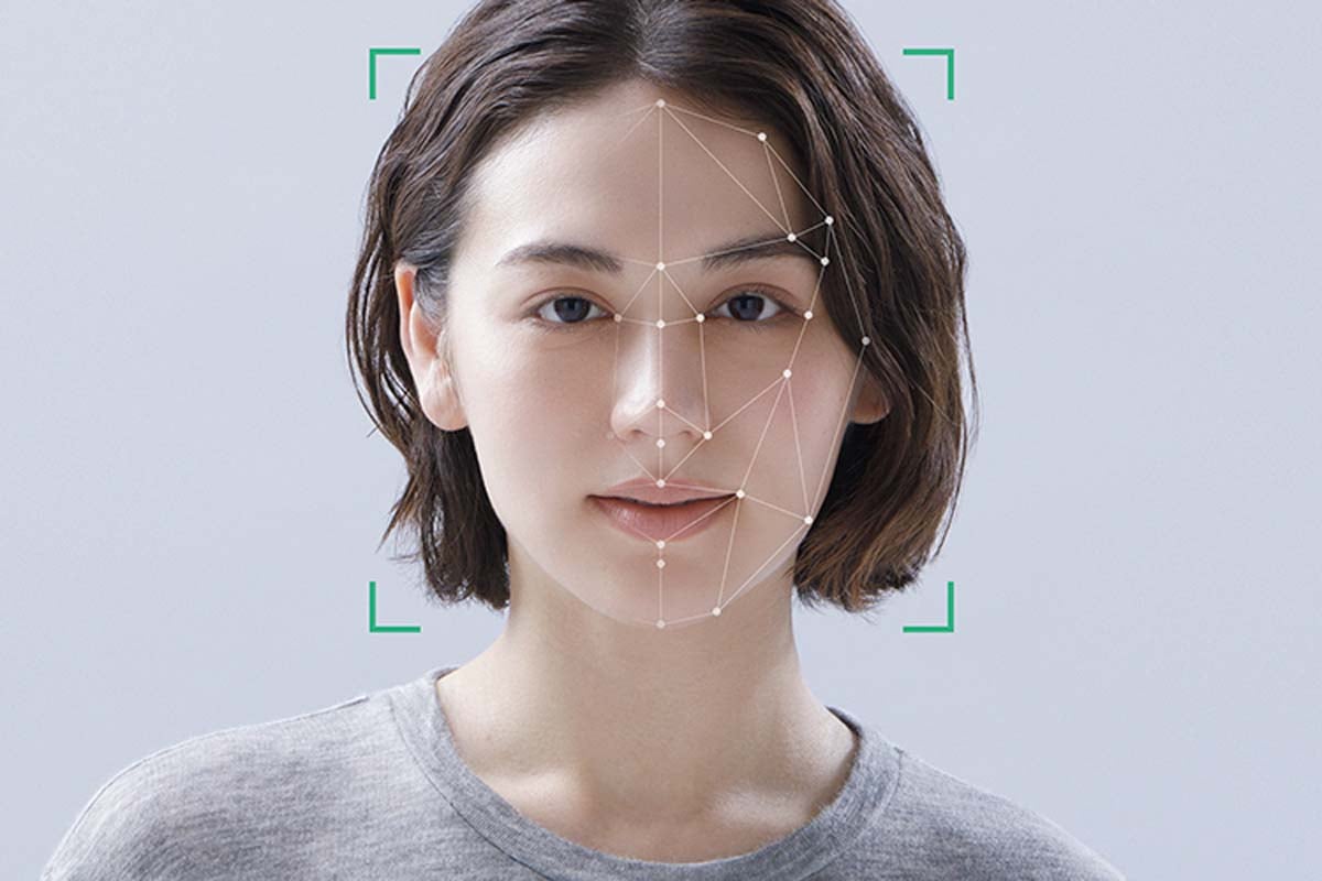 顔認証のイメージ（画像：NEC）