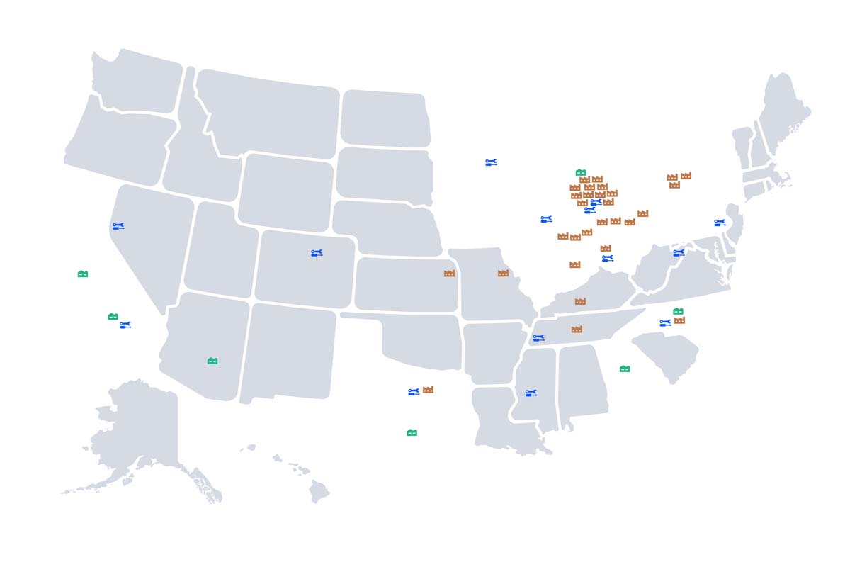 GMの米国拠点（画像：GM）
