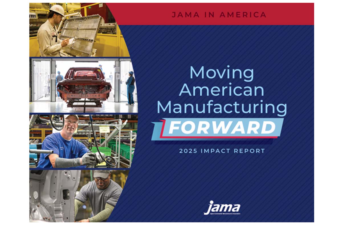 年次レポート「Moving American Manufacturing Forward」（画像：日本自動車工業会）