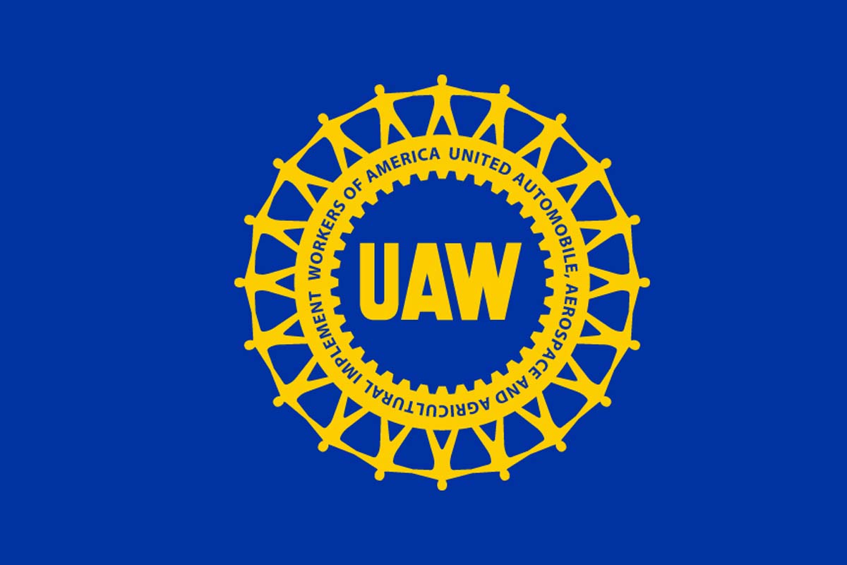 全米自動車労組（UAW）の紋章（画像：UAW）