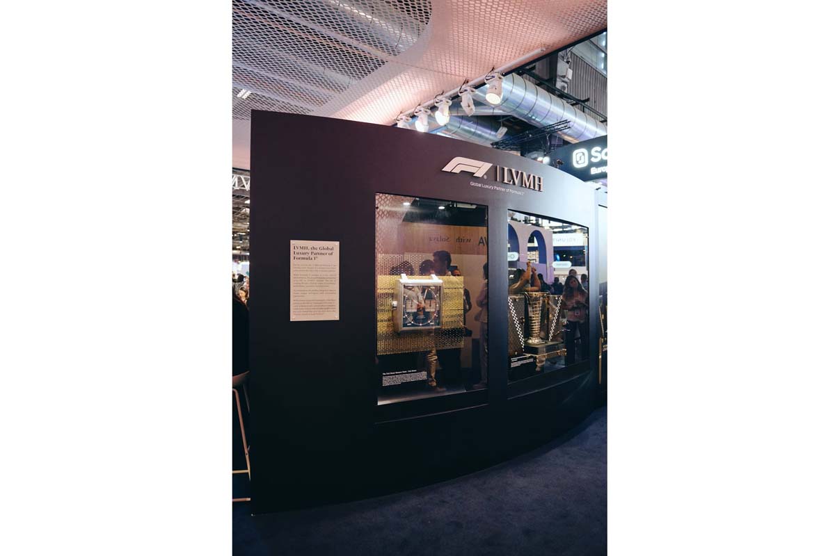 LMVHの「VivaTech」出展ブースの一部（画像：LMVH）