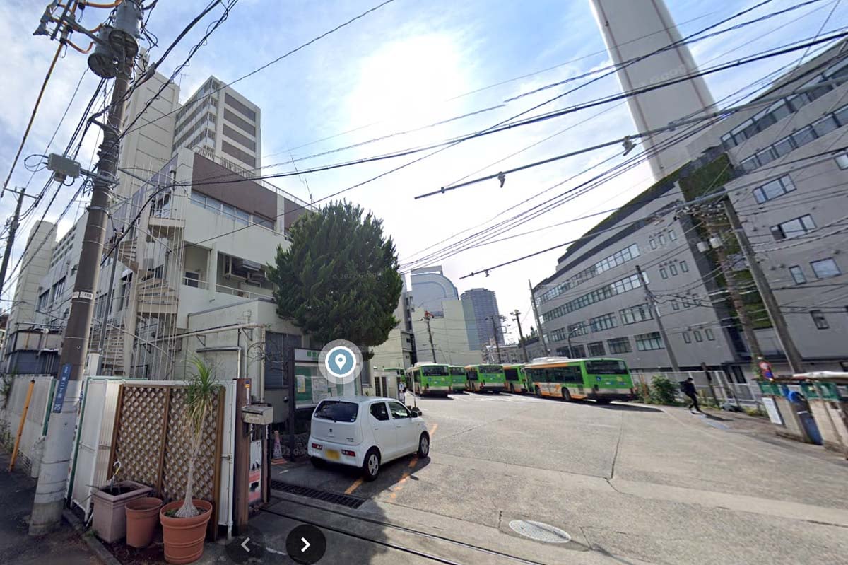 都営バス渋谷自動車営業所（画像：(C)Google）