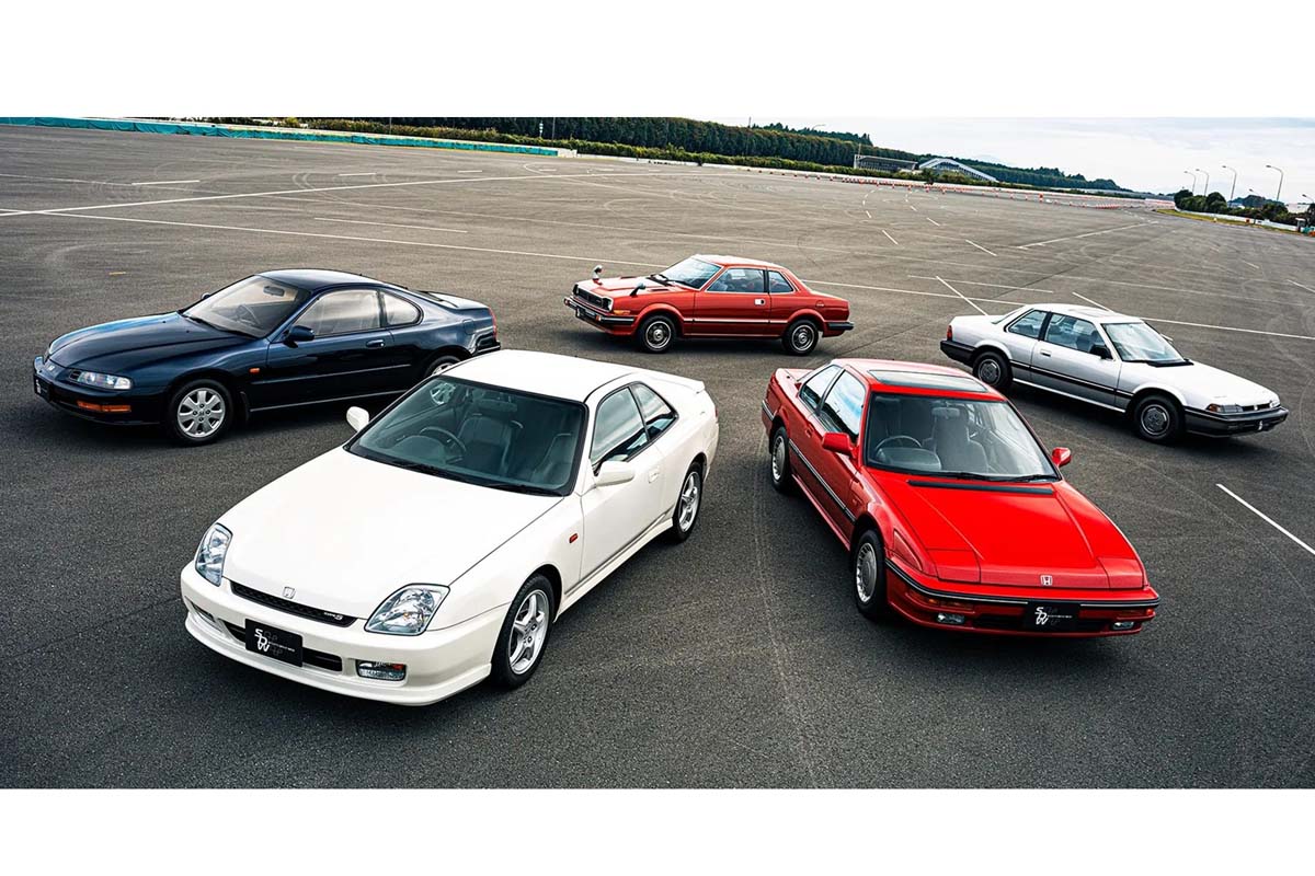 初代～5代目プレリュード（画像：本田技研工業）
