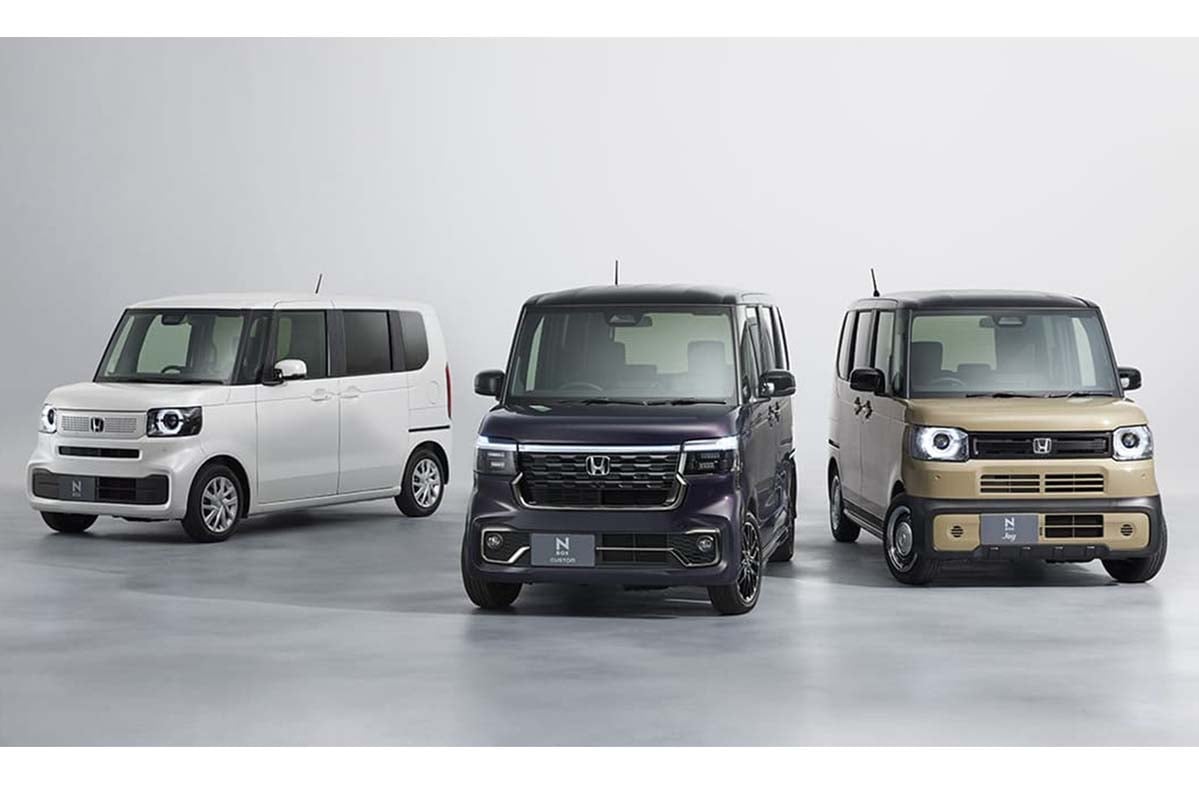 HONDA N-BOX。2024年までに軽自動車の年間販売台数1位を10年連続で獲得している（画像：本田技研工業）