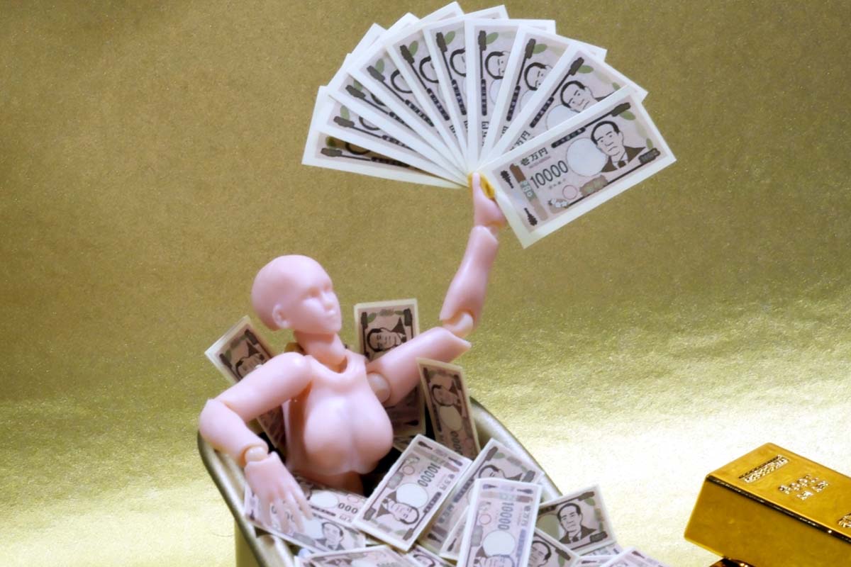 バブル期のイメージ（画像：写真AC）