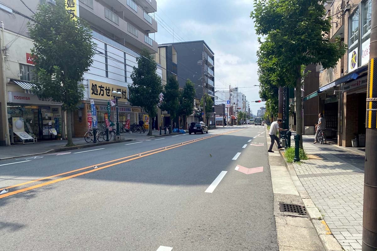 かつて映画館が並んでいた千本通（画像：高田泰）
