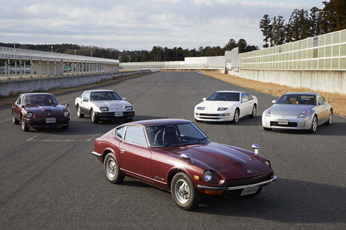 歴代フェアレディZ（画像：日産自動車）