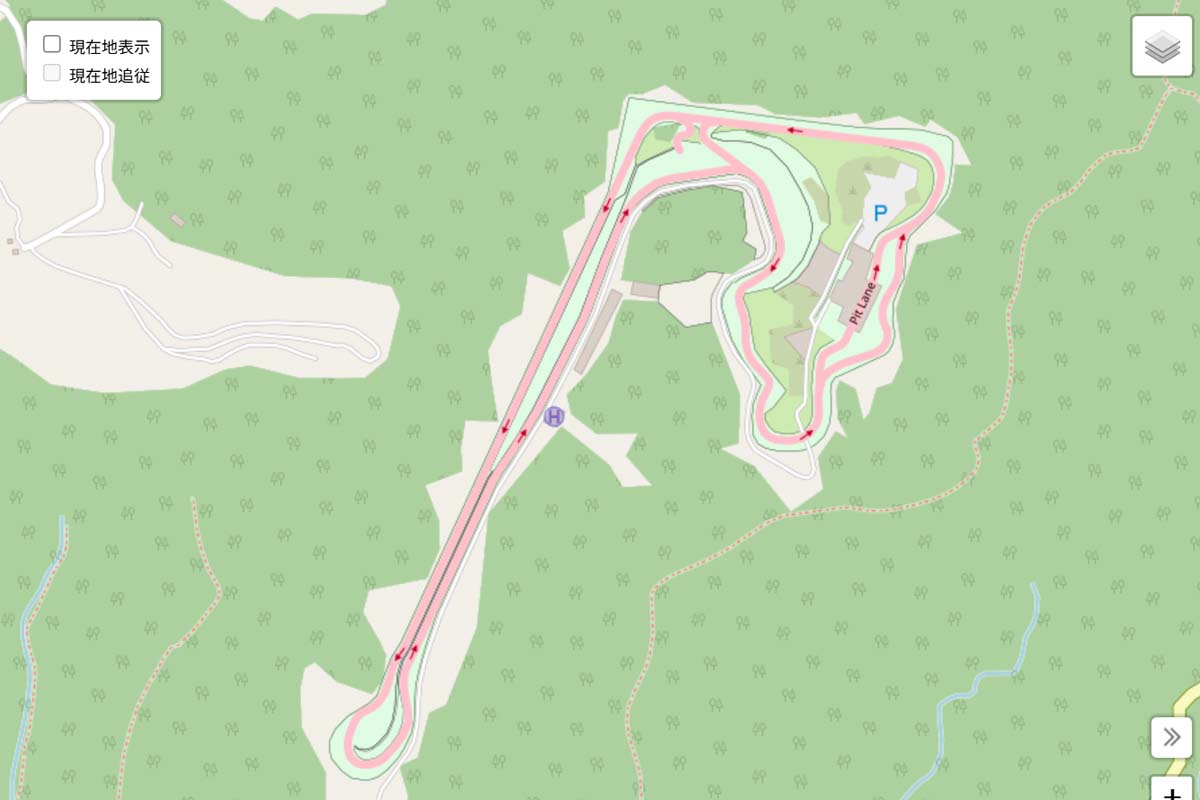 「THE MAGARIGAWA CLUB」周辺の地図（画像：OpenStreetMap）