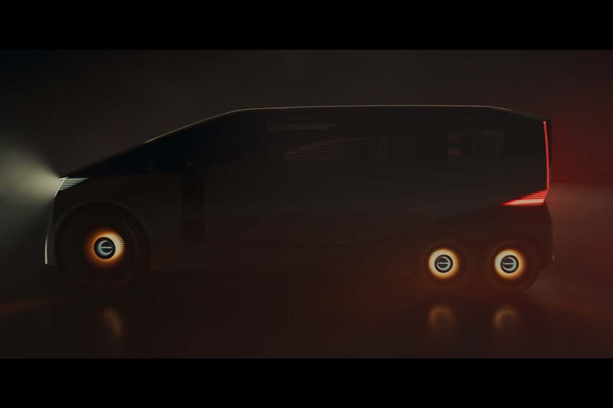 レクサス・6輪ミニバンのティーザー（画像：トヨタ自動車）