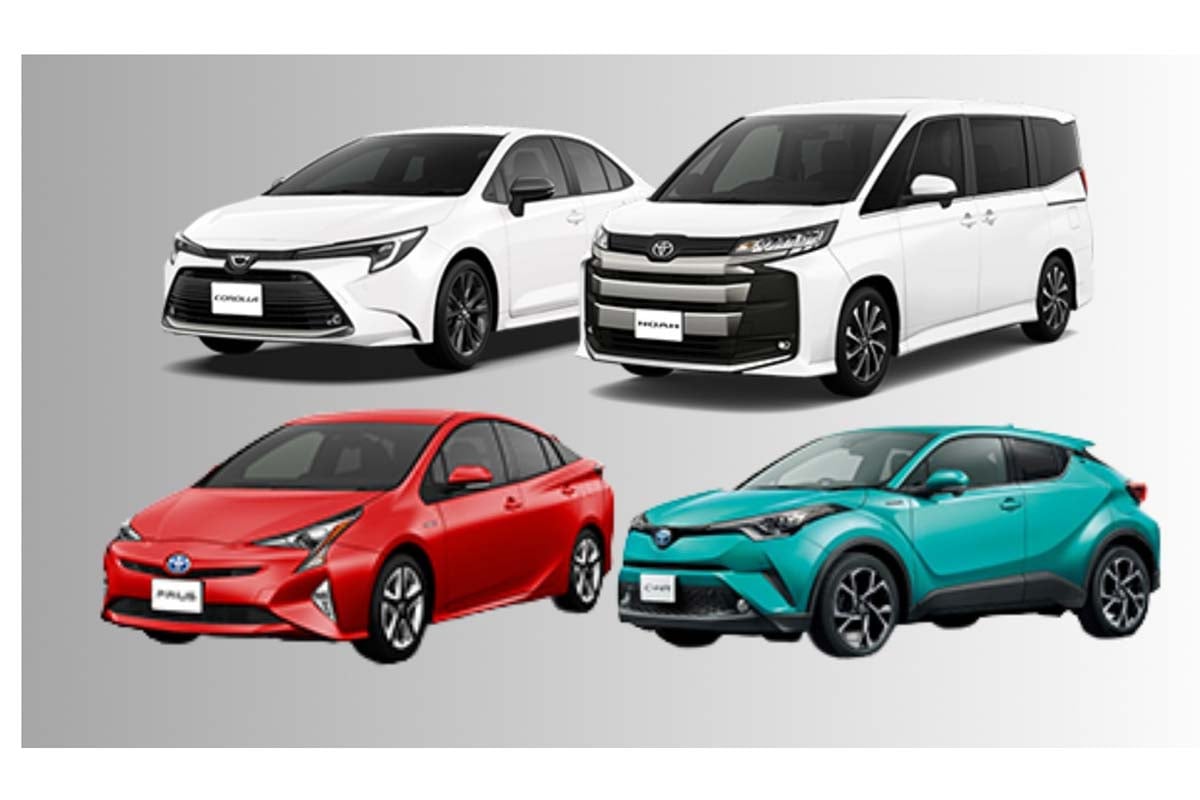 GA-Cプラットフォームが使われている車種の一部（画像：トヨタ自動車）
