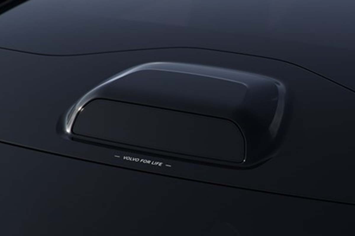 ボルボEX90のLiDARセンサー部（画像：ボルボ）