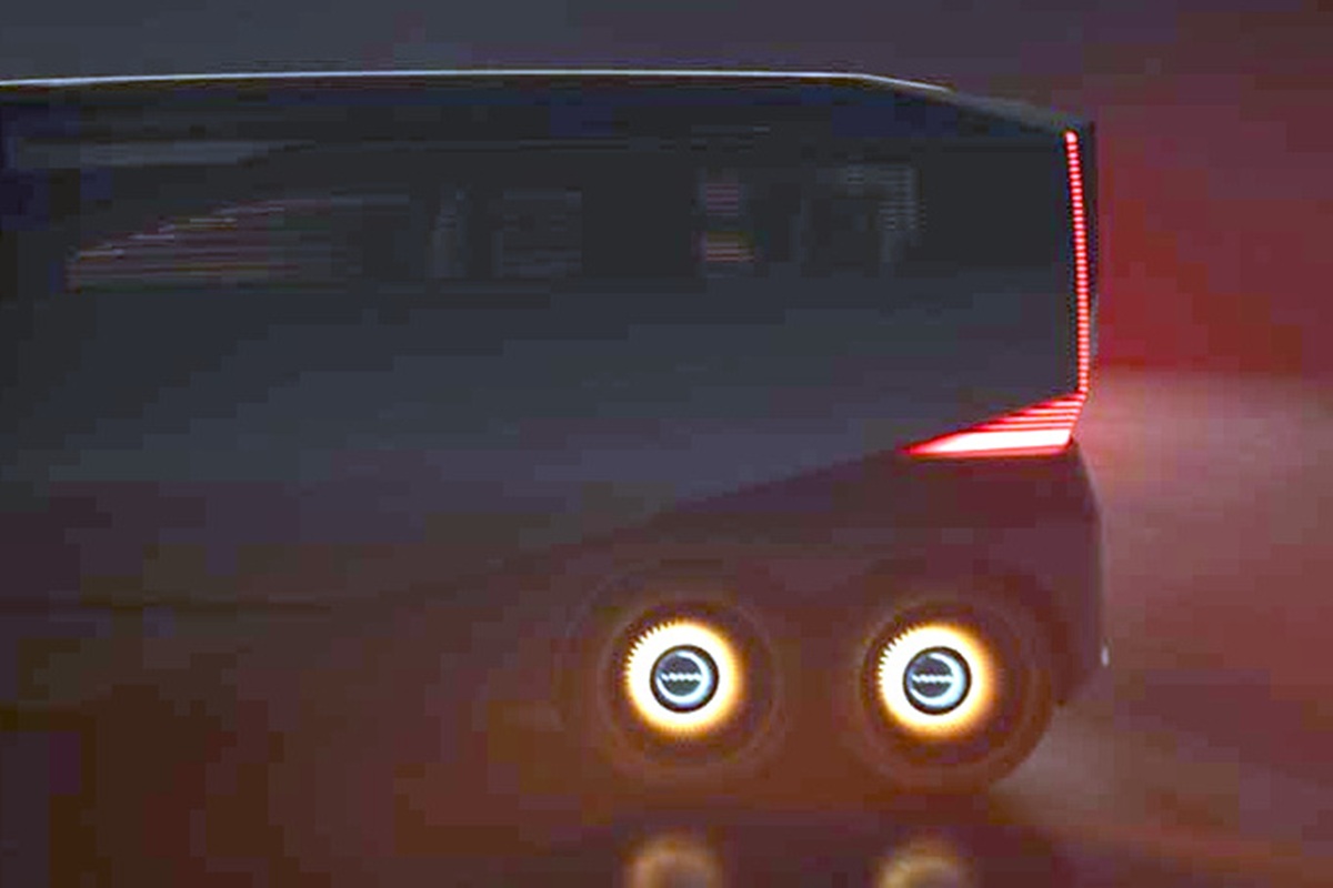 レクサス・6輪ミニバンのティーザー（画像：トヨタ自動車）