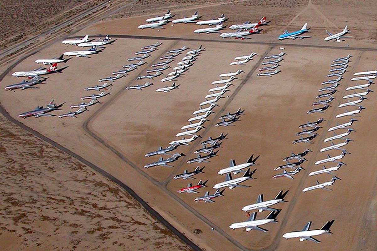 カリフォルニア州のモハーヴェ空港（画像：アラン・ラデッキー）