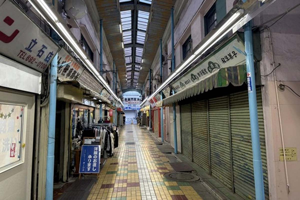 京成立石駅周辺の様子(画像:宮田直太郎)