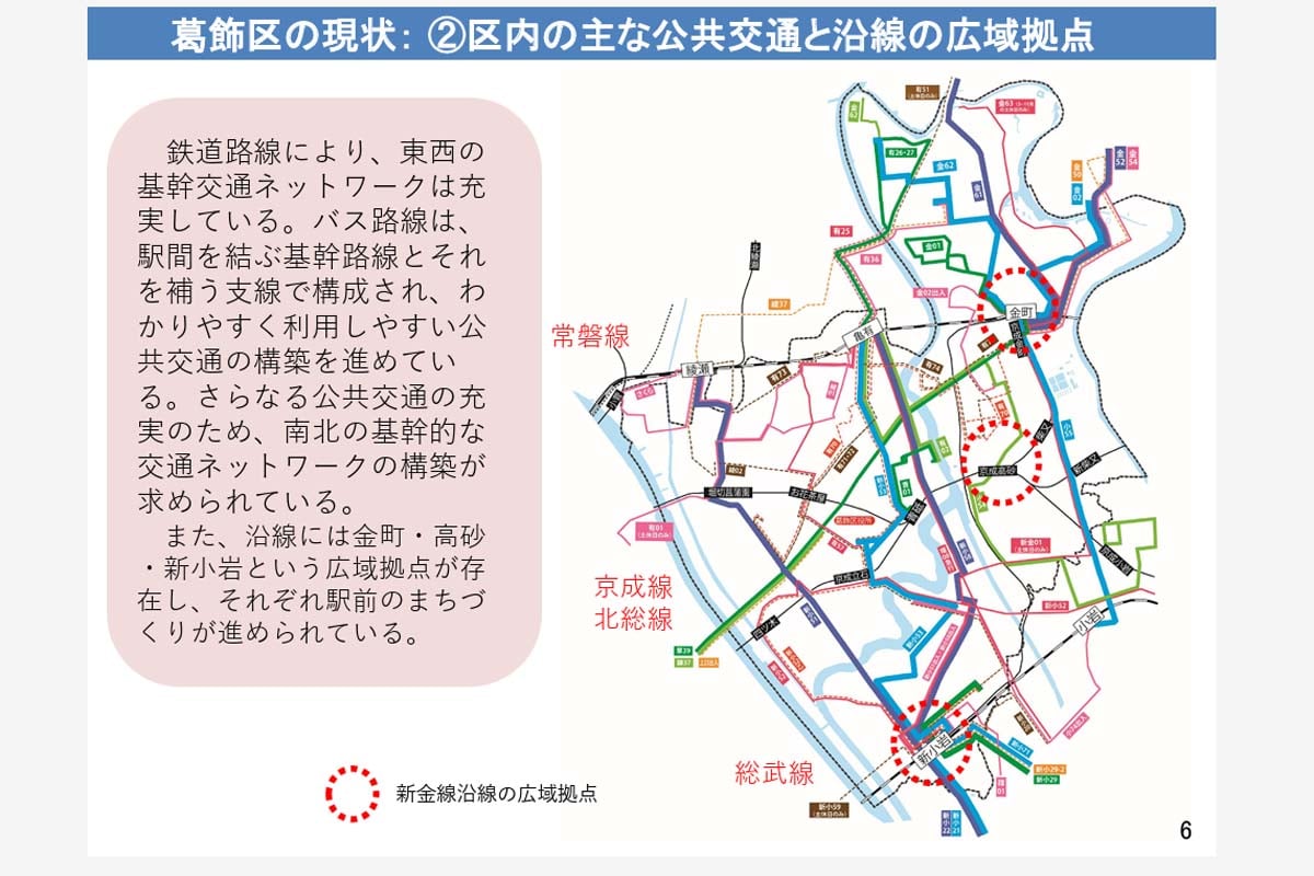 「新金線旅客化の検討状況について」(画像:葛飾区)