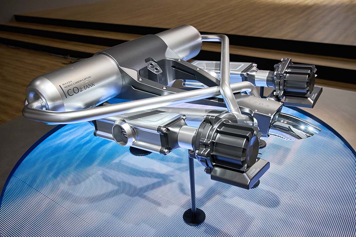 CO2回収技術装置「マツダ・モバイル・カーボン・キャプチャー（MMCC）」（画像：マツダ）