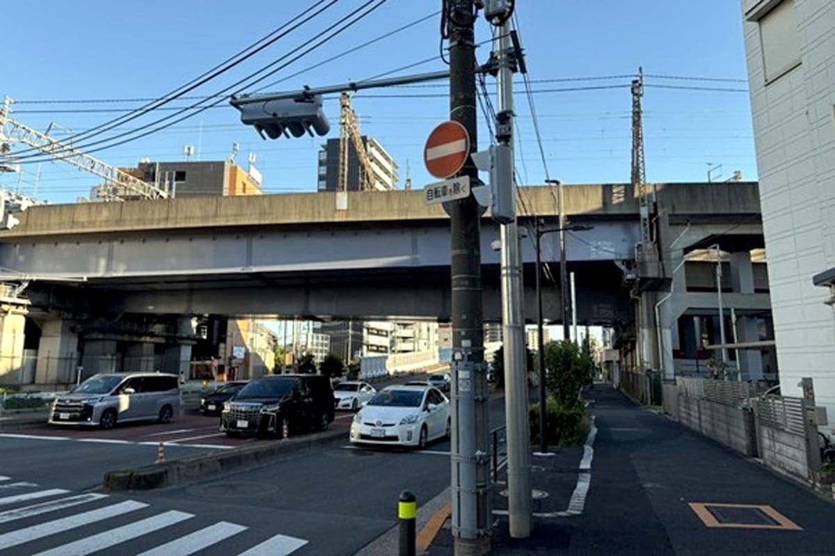 青砥駅周辺の様子（画像：宮田直太郎）