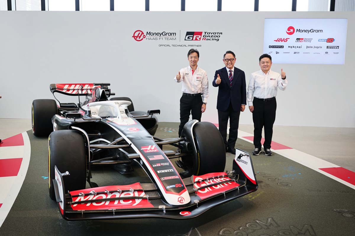 TOYOTA GAZOO RacingとMoneyGram Haas F1 Team業務提携（画像：トヨタ自動車）
